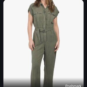 Nicole Miller New York Linen Blend Jumpsuit